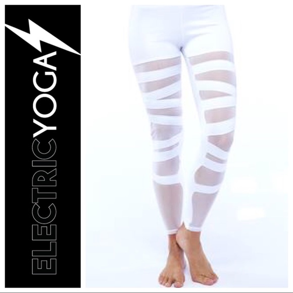 White bandage leggings Clearance